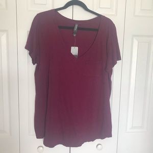 Torrid V Neck Tee size 0X NWT